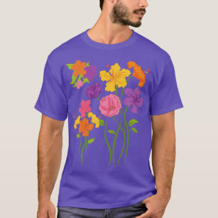 Floral Garden Flowers Plants Gardener Botanical T-Shirt