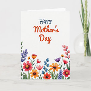 Floral Garden Greeting Card