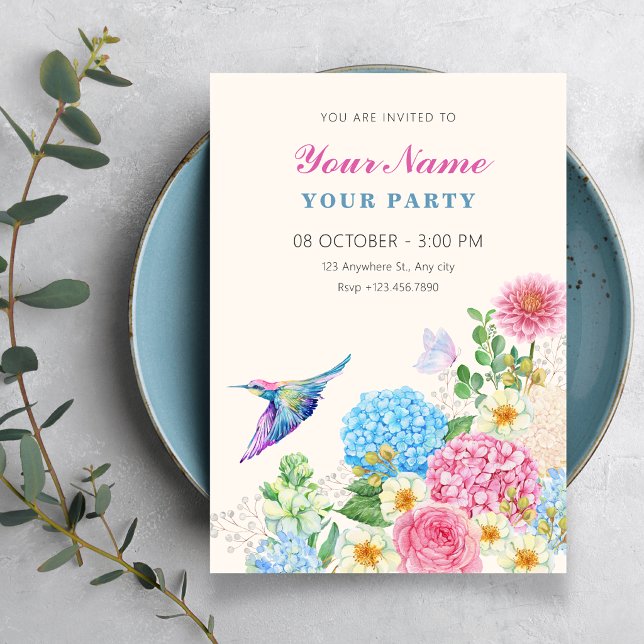 Floral garden  invitation (Creator Uploaded)