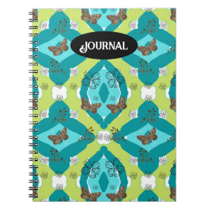 floral garden notebook