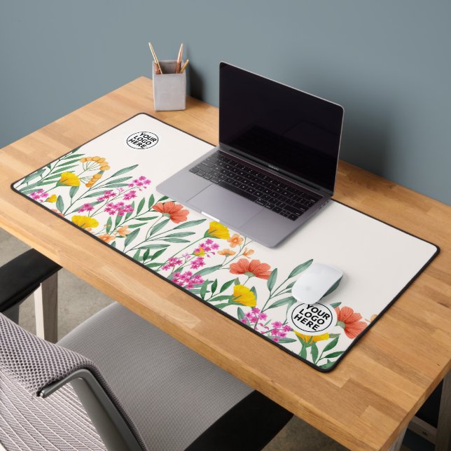 Floral Garden Professional Desk Mat Mouse Pad (Office 2)