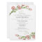 Floral Garden Roses Wedding Invitation