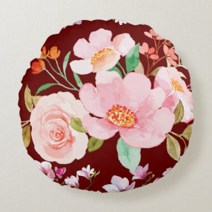 Floral Garden Round Cushion
