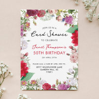 Floral Garden Shower by Mail Birthday