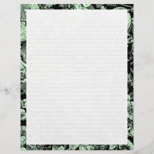 Floral/Garden Stationery [Ruled]