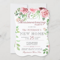 Floral Garden Summer Housewarming Party