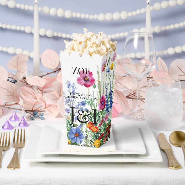 Floral garden wedding favour box (Wedding)