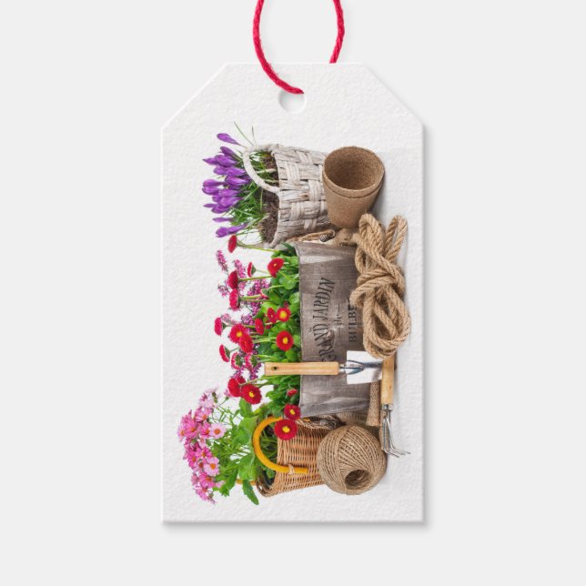 Floral / Gardening / Flowers Business Gift Tag (Front)