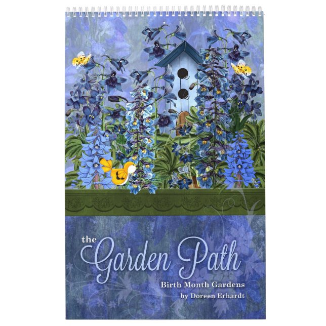 Floral Gardens of Birth Flowers 12 Month Calendar (Cover)