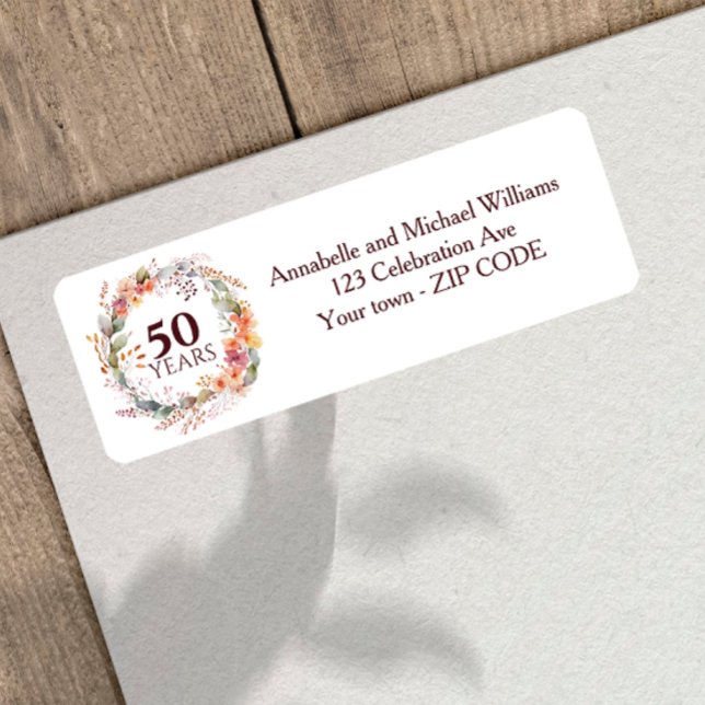 Floral Garland WARM COLOR 50TH ANNIVERSARY   (Creator Uploaded)