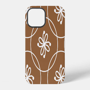Floral geometric: vintage art pattern. iPhone 12 case