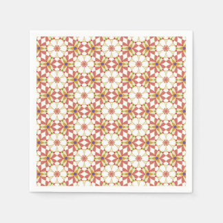 Floral Geometry Napkin