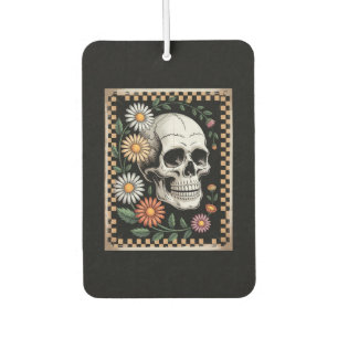 Floral Ghost Fall Boho Halloween 2 Car Air Freshener
