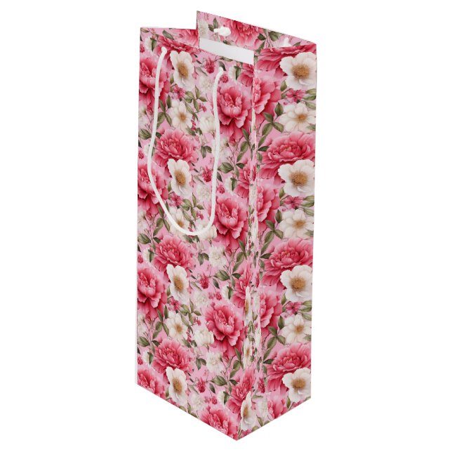 Floral Gift Bag (Front Angled)