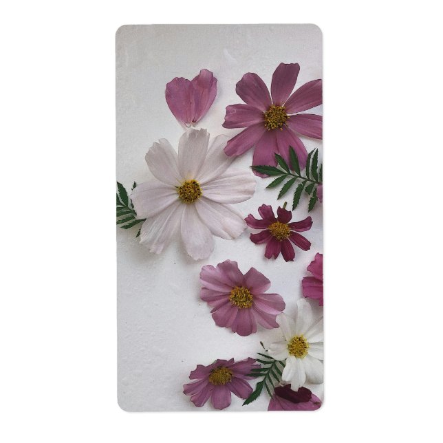 Floral gift tag (Front)