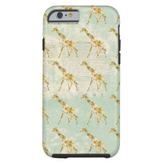 Floral Giraffe Pattern iPhone 6 case