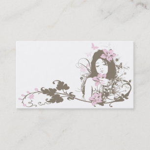 Floral-Girl Business Card