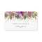 Floral Glitter Sparkling Amethyst Business Card