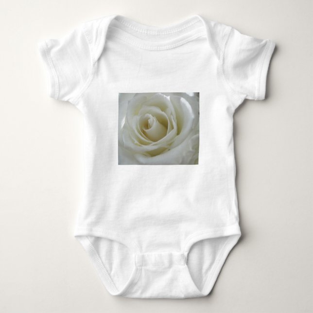 Floral Glow Baby Bodysuit (Front)