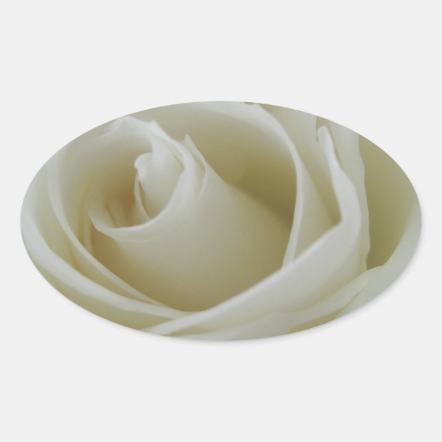 Floral Glow Oval Sticker (Front)