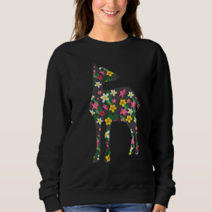 Floral Goat Baby Goat Sweatshirt