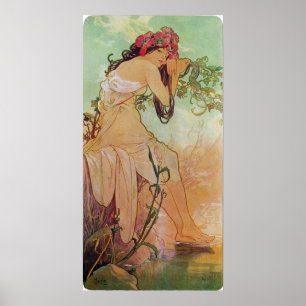 Floral Goddess Poster