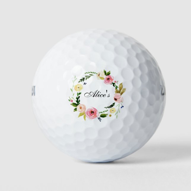 Floral Golf Balls (Front)