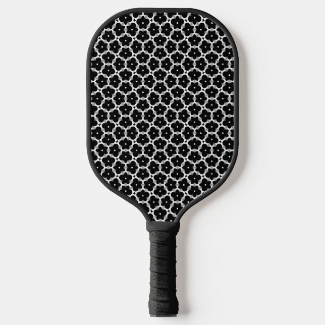 Floral Goth Garden Pickleball Paddle (Front)