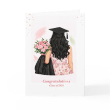 Floral Graduation Card – Congratulations Class of 