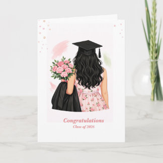 Floral Graduation Card – Congratulations Class of 