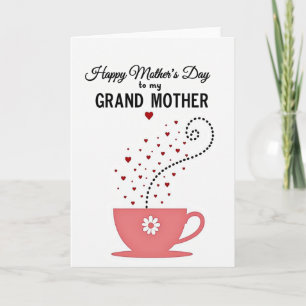Floral Grand Mothers Day Card