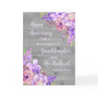 Floral Granddaughter and Her Husband Anniversary