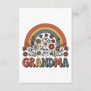 Floral Grandma Enclosure Card