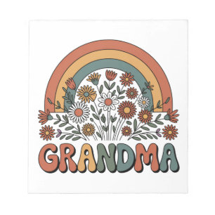 Floral Grandma Notepad