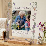 Floral Grandma the Heart of it All Photo Acrylic Sign<br><div class="desc">Floral Grandma the Heart of it All Photo Acrylic Sign. Give your Grandmother this very personal photo Mother's Day Gift with a "Grandma the Heart of it all" message and your own personal photo to make your grandmother a keepsake she will cherish. Personalise this with your favourite photo and your...</div>