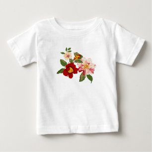 Floral graphic baby t-shirt