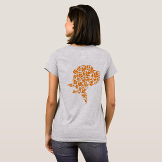 Floral Great Dane T-Shirt