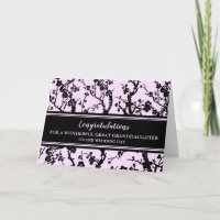 Floral Great Granddaughter Wedding Day