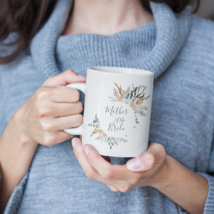 Floral Greenery Mother of the Bride Mug