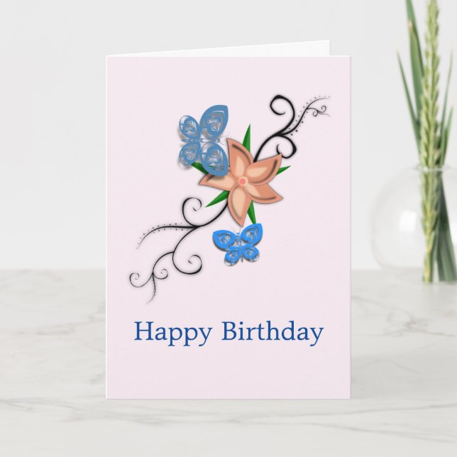 Floral Greeting Card (Front)