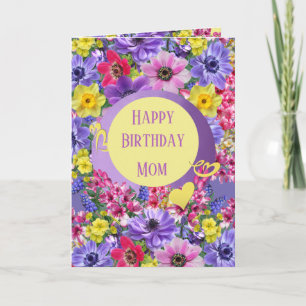 Floral Greeting Card Personalise