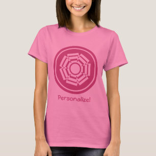 Floral Groove Women's Tee, Magenta T-Shirt