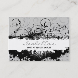 Floral Grunge Business Card