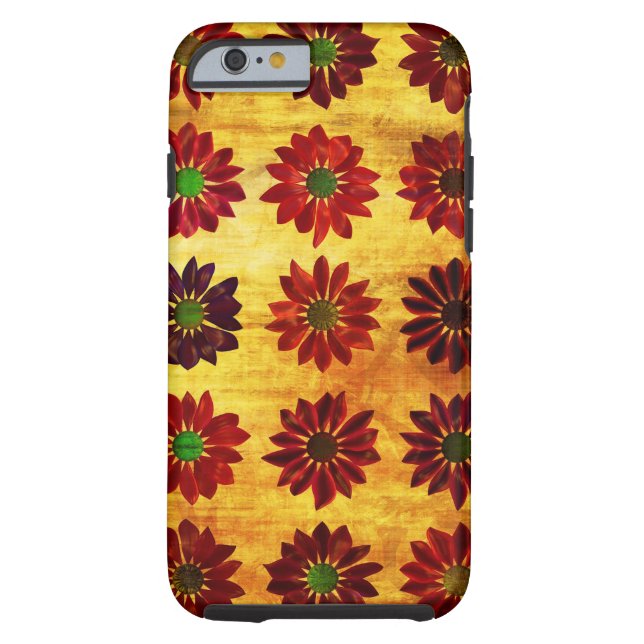 Floral Grunge Love Background With Dried Flowers Case-Mate iPhone Case (Back)