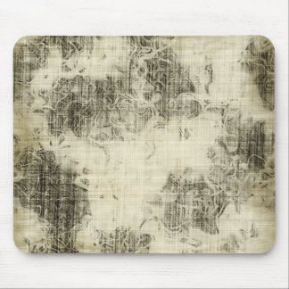floral grunge mouse pad