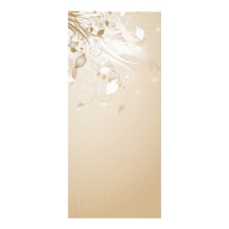 Floral Grunge Rack Card