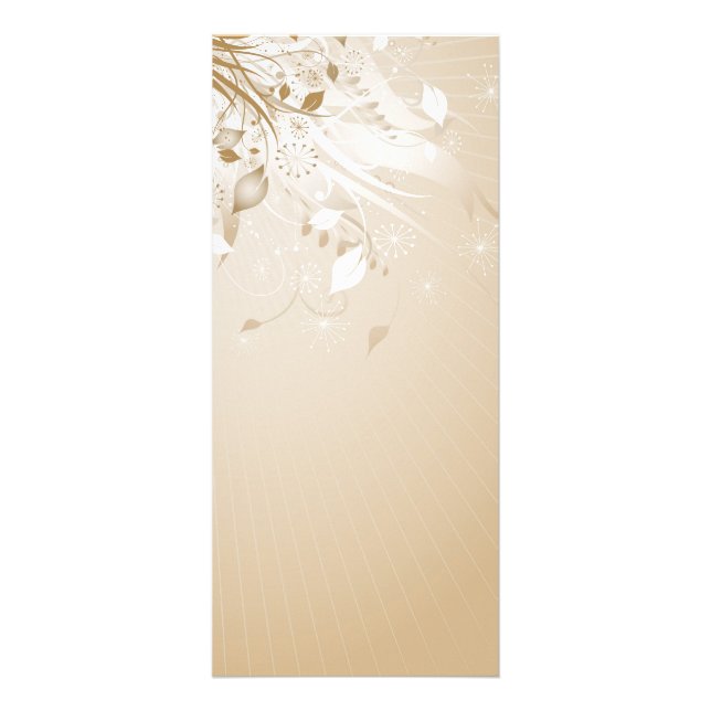 Floral Grunge Rack Card (Front)