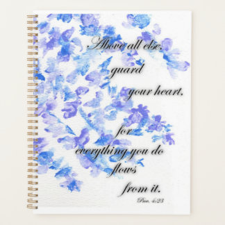 Floral Guard Your Heart Planner