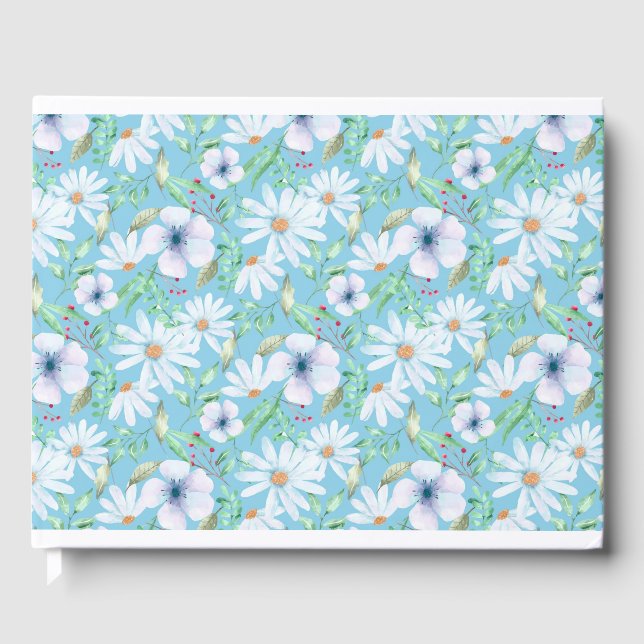 Floral  Guest Book (Front)