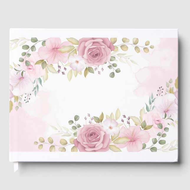 Floral Guest Book (Front)